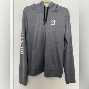 Peloton Charcoal Hoodie with Logo